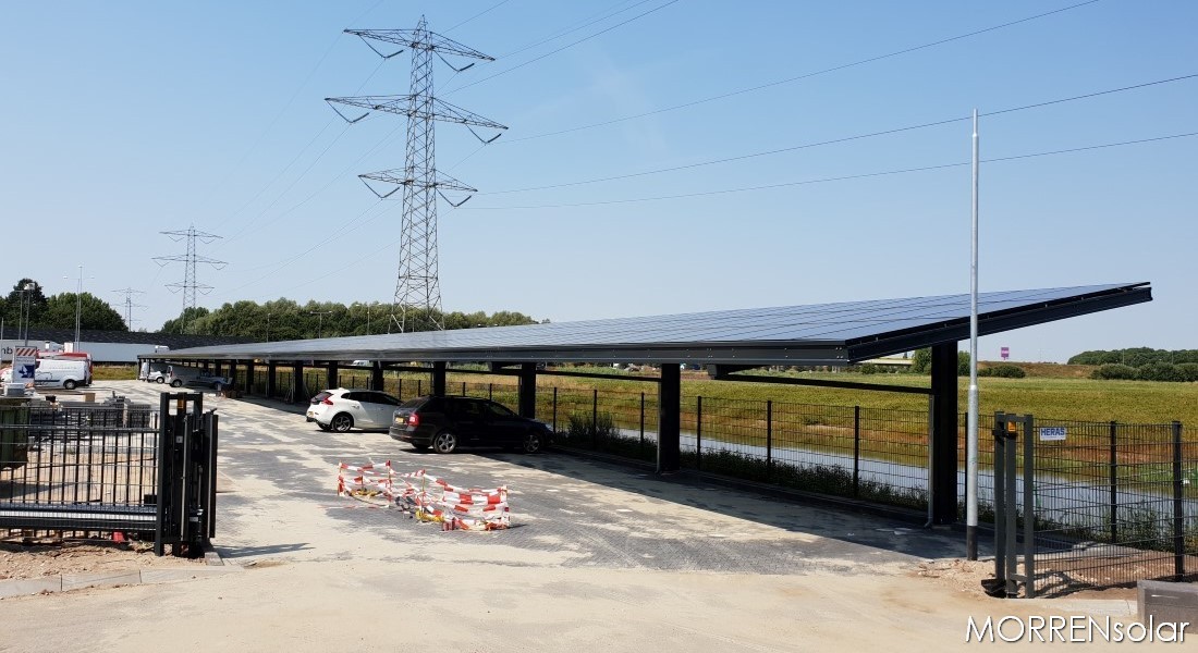 MORRENsolar - solar parking Den Bosch - Empel